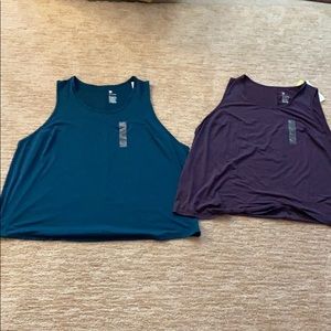 New 2 tank tops All in Motion sz 4x